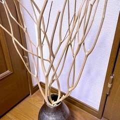 ZARAHOME花瓶・シルバー⑮の画像