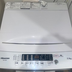 ハイセンス 全自動 洗濯機 5.5kg ホワイト HW-K55E...