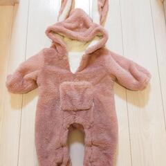 美品!　うさぎロンパース　アウター 80cm
