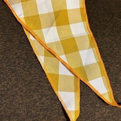 三角バンダナ　一度使用