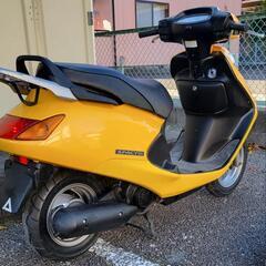 実働車　ホンダSPACY100/スペイシー（JF13）■黄色■　通勤通学にどうぞ　静岡市葵区から ■中古現状車の画像
