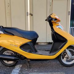実働車　ホンダSPACY100/スペイシー（JF13）■黄色■　通勤通学にどうぞ　静岡市葵区から ■中古現状車の画像