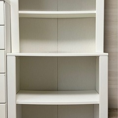 IKEAの収納棚 白 (無料①） 