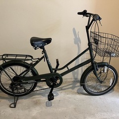 自転車　ミニ　グリーン　　