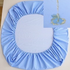 新品　100×200シングル グレーボックス シーツ の画像