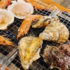 浜焼き&牡蠣ガンガン焼き🔥