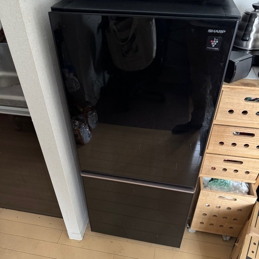【美品】SHARP シャープ 冷蔵庫 SJ-GD14E-B