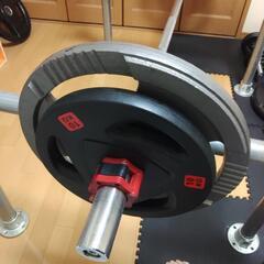 バーベルシャフト　バーベルプレート　ダンベル