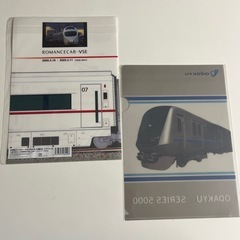 小田急　クリアファイル　2枚セットの画像