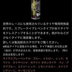 新品 ダイヤワイト タイヤペイントスプレー(ホワイト)の画像