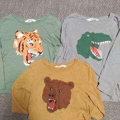 男の子長袖Tシャツ　120センチの画像