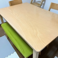 【中古】ダイニングテーブル＋椅子