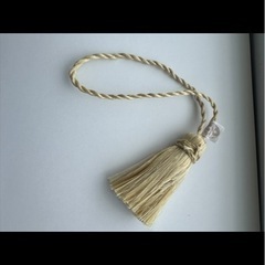 精麻のタッセル作りワーク