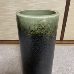 傘立て　陶器製　あじさいの画像