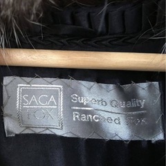 豪華　SAGA FOX シルバーフォックス コート 毛皮 サガフォックス SAGAゴールドの画像