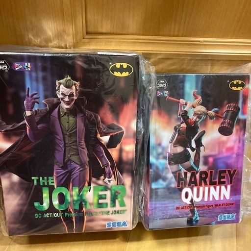 バッドマン ジョーカー＆ハーレイ・クイン　 プレミアムフィギュア【未開封品】