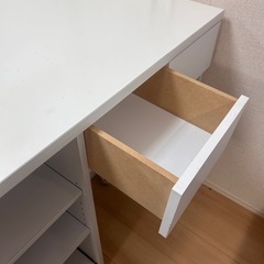 【無料】キッチンカウンター 150㎝　ホワイトの画像