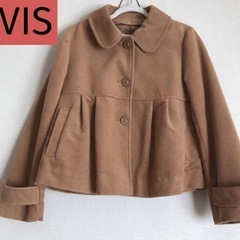 VIS 2wayショート丈ジャケットコート