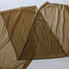 パーティドレス、茶色、ラメ入り、Mサイズの画像