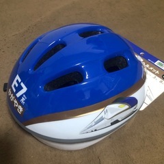 新品 未使用 子供 ヘルメット 新幹線  E7系　かがやき 自転車 新幹線ヘルメット 3-8歳 50-56cm SG規格の画像