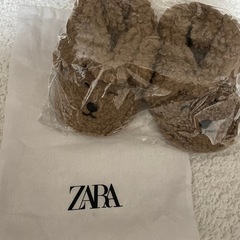 ☆ZARA☆ザラ　子犬モコモコルームシューズの画像
