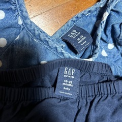 GAPドット柄ワンピースの画像
