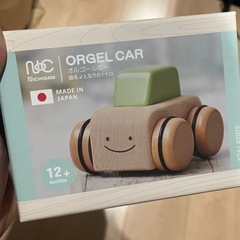 【値下げ】ニチガン　おもちゃ木製オルゴールカー