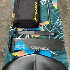 ウイングサーフィン　ボード、フォイル takuma フォイル ボード　128L Starboard　ウイングフォイルセット ナッシュ　フォイルケース ダイアモンドヘッド　リーシュの画像