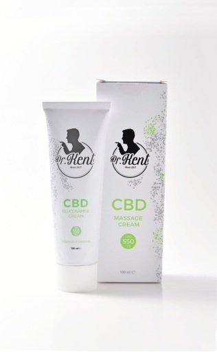 CBD クリーム Dr.Kent ドクターケント マッサージ クリーム CBD550ｍｇ配合 ジェル PharmaHemp ファーマヘンプ 高濃度 高純度 CBD MASSAGE CREAM 関節・首・背中のケア グルコサミン、コンドロイチン