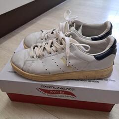 アディダス スタンスミス ネイビー24センチの画像