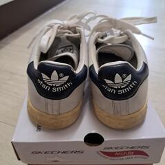 アディダス スタンスミス ネイビー24センチの画像