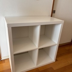 IKEA whiteカラーボックス譲ります。の画像
