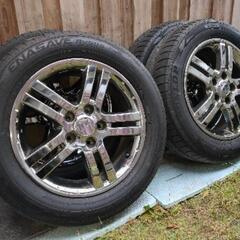 セレナ用アルミホイールタイヤ付 4本セット 195/60R16 