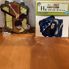 一番くじ　キングダム　 ステッカーセット 6枚入り　おまけラバー