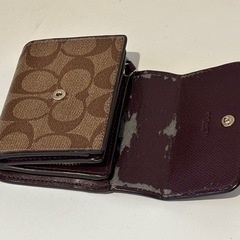 コーチcoach 二つ折り財布の画像