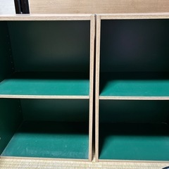 カラーボックス２段　2個セット