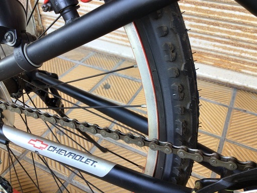 シボレー　MTB26インチ　Wサスペンション　シマノ18段変速　軽量フレーム