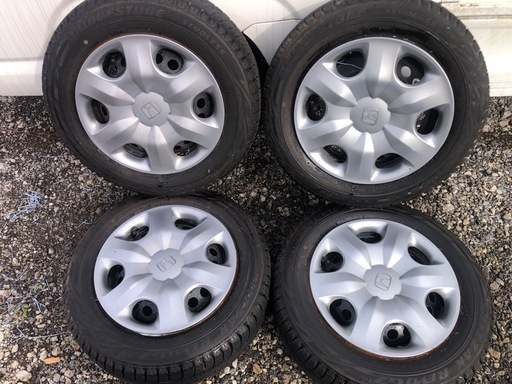 冬タイヤ ★ 175/65R14 ★  ブリヂストン製スタッドレス ★ ブリザック4本組 ★ フィット等用ホイール付き ★ PCD100 ★