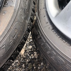 冬タイヤ ★ 175/65R14 ★  ブリヂストン製スタッドレス ★ ブリザック4本組 ★ フィット等用ホイール付き ★ PCD100 ★ の画像
