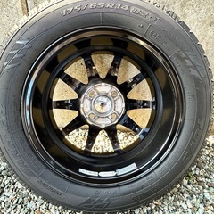 175/65R14 スタッドレスタイヤホイール4本セット  バリ山　 の画像