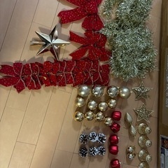 クリスマスツリー　180センチ　オーナメント一式の画像