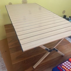 《お取引中》キャンプ・アウトドア　アルミロールテーブルの画像