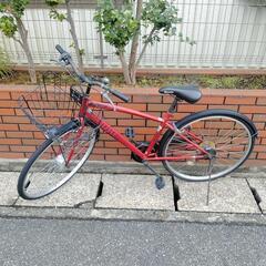 (chariyoshy出品)27インチ、クロスバイク、ギア付き、...