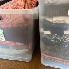 着物/うわっぱり　クリアケース2個の画像