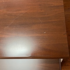 パソコンデスク（小）と椅子のセット差し上げますの画像