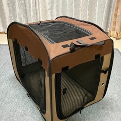 折りたたみソフトケージMサイズ POSC-650A ブラウン