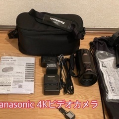 【美品】Panasonic 4Kビデオカメラ　アクセサリーキット＋三脚付き