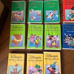 ワールドファミリー　DWE ビデオテープ　全17巻の画像