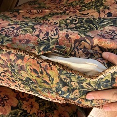 【ジャンク品】飛騨産業キツツキマーク1人掛けソファの画像