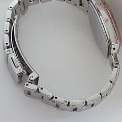 CITIZEN シチズン/Wicca ウィッカ/電波ソーラー/レディース腕時計/数字インデックス/純正ベルト/アナログの画像